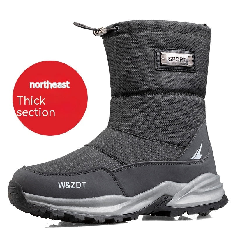 Bottes d'hiver imperméables antidérapantes pour hommes