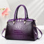 Elegant Patent Leather Large-Capacity Satchel Handbag