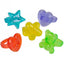 Plastic Glitter Rings, Assorted Colors and Designs - 144 Count