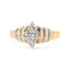 Anillo de Compromiso en Oro Amarillo de 10K con Diamante en Forma de Pera de 1/2 Cttw - Talla 7