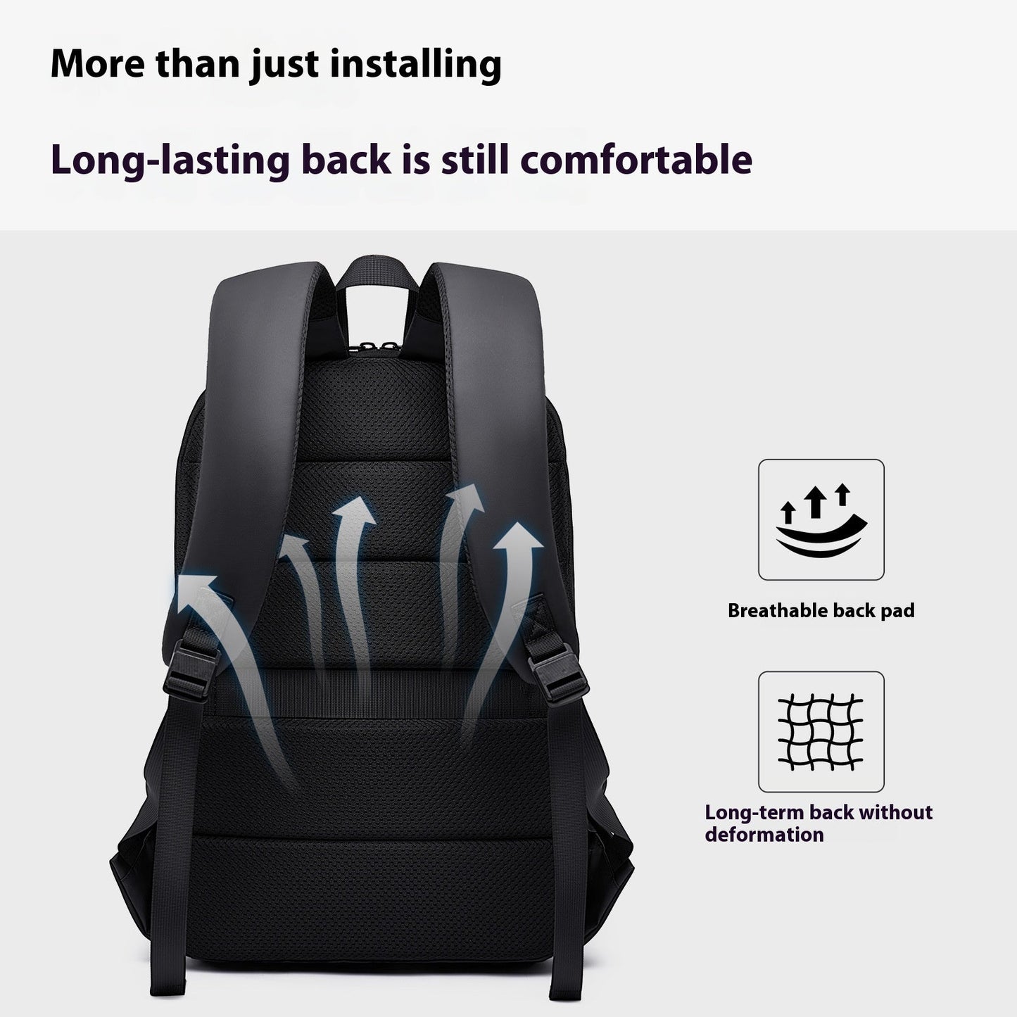 Men's Casual Laptop Backpack - Urban Simplicity