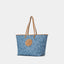 Woven Light Luxury Women's Shopper Bag for Travel and Commuting