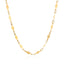 Cadena de Motivo de Diamante Pulido de Oro Amarillo de 14K - 3.0mm