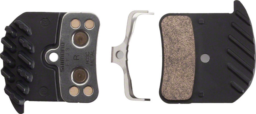 Resorte de Pastilla de Freno de Disco Shimano H03C-MF - Compuesto Metálico con Placa de Aluminio con