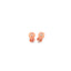 14k Rose Gold Classic Round Shape Stud Earrings - 6.0 mm