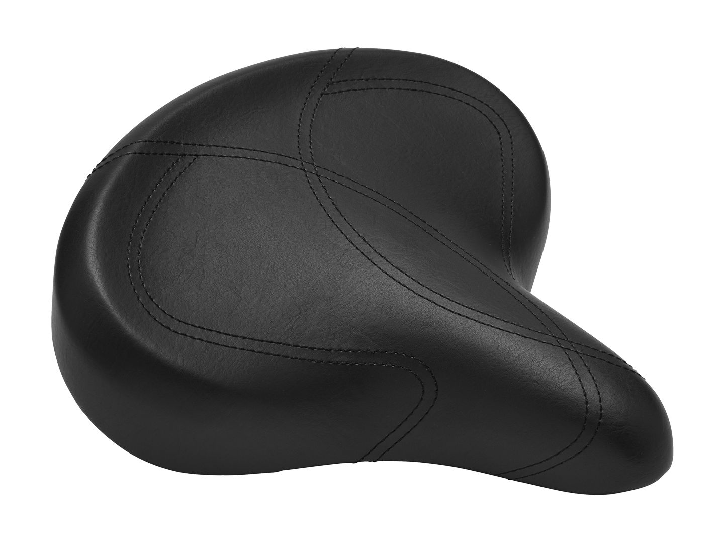 Selle Electra Ergo XL Noire avec Élastomères