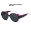 Gafas de sol polarizadas con clip para miopía de gran tamaño