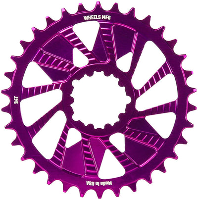 Wheels Manufacturing 34t SRAM Direct Mount Chainring - Purple
