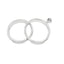 Elegant Diamond Engagement Ring Set in Sterling Silver and 14KT Gold