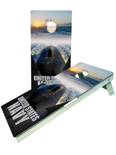 Premium Navy Cornhole Boards for Ultimate Outdoor Fun - Korvel