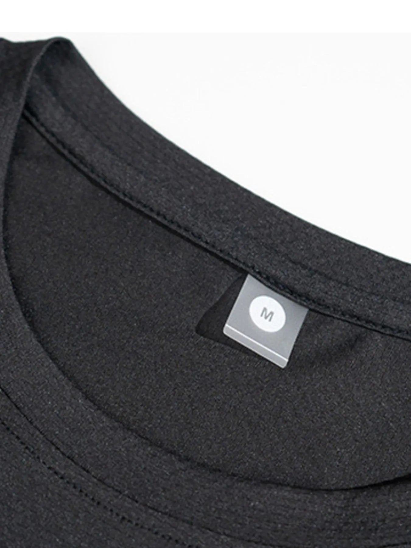 T-shirt actif à col rond et manches courtes pour hommes