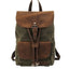 Mochila Casual de Cuero Crazy Horse Impermeable