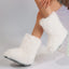 Bottes de neige Furry Middle pour femmes