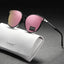 Lunettes de soleil polarisées à monture large en forme de chat avec protection UV