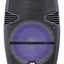 Naxa Portable 15" Bluetooth Party Speaker with Disco Light