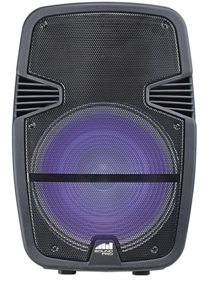 Naxa Portable 15" Bluetooth Party Speaker with Disco Light