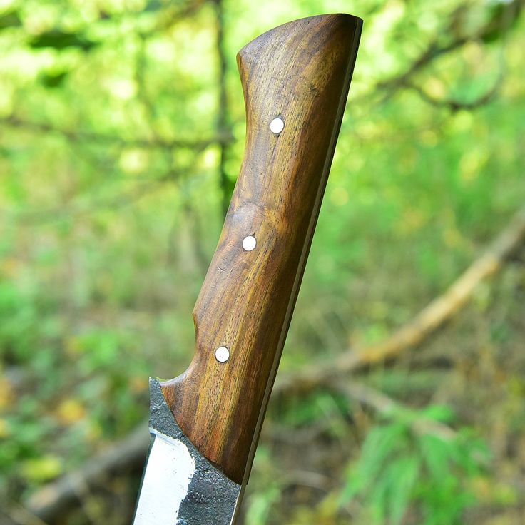 Ultimate Outdoor Survival Knife – 19" Handcrafted High Carbon Steel Blade with Elegant Rosewood Handle - Korvel