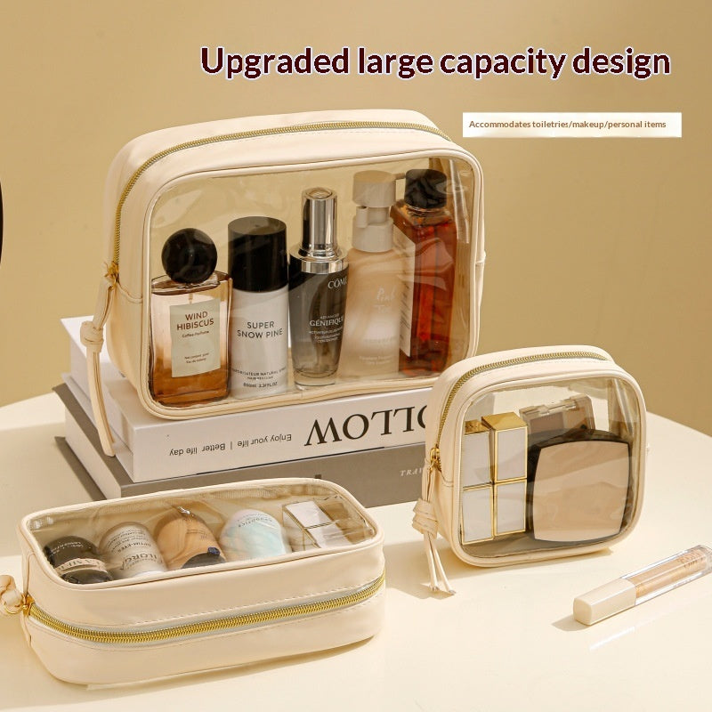 Portable Transparent Travel Toiletry Bag