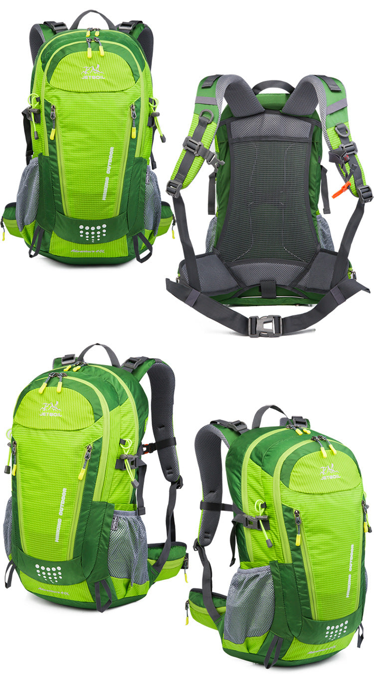 Mochila de Senderismo Impermeable Premium - Bolsa Deportiva de Doble Hombro