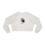 Dead Inside Cat-Lover Cropped Fleece Pullover