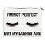 Deanfun Cosmetic Bags 3D Printed Eyelash with Letter Necessaries for Women Travelling - Korvel
