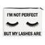 Deanfun Cosmetic Bags 3D Printed Eyelash with Letter Necessaries for Women Travelling - Korvel