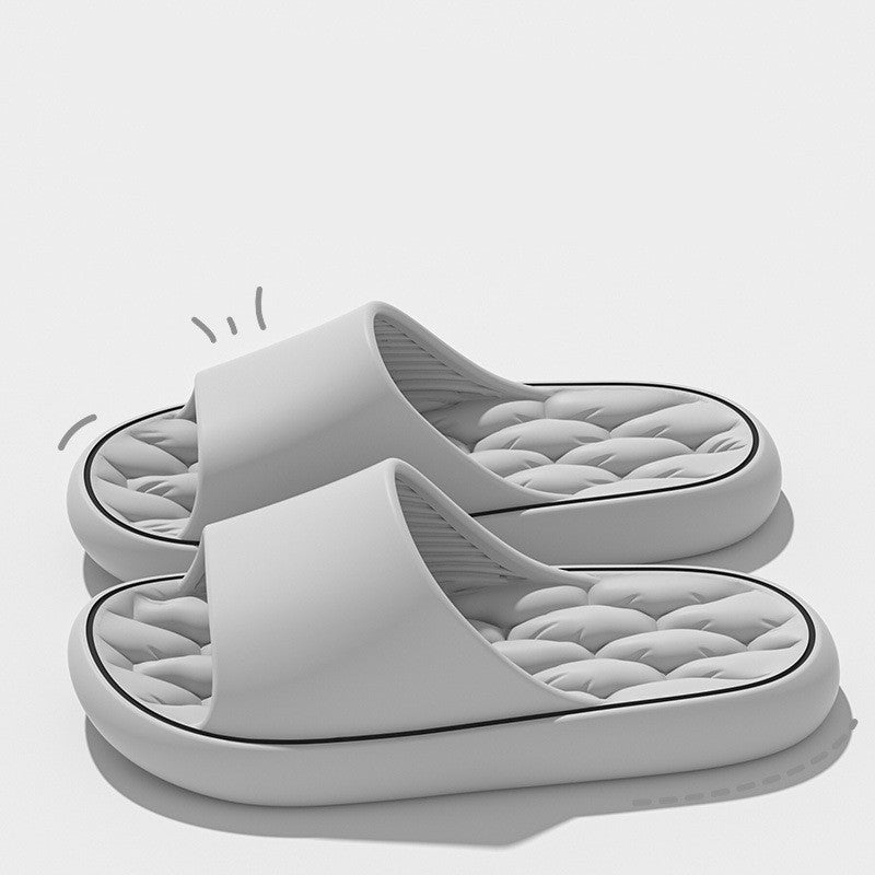 Non-Slip Bathroom Slippers with Thick Sole for Home Comfort
