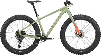 Salsa Beargrease C Cues 11 Bicicleta de Fat Tire - 27.5" Carbono Verde Salvia X-Small