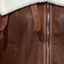 Veste zippée en shearling de première qualité