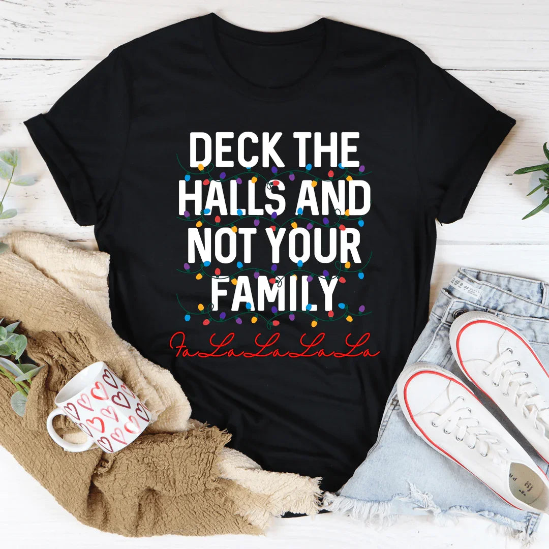 Adorna los pasillos y no tu camiseta familiar