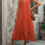 Decorative Button Notched Sleeveless Dress