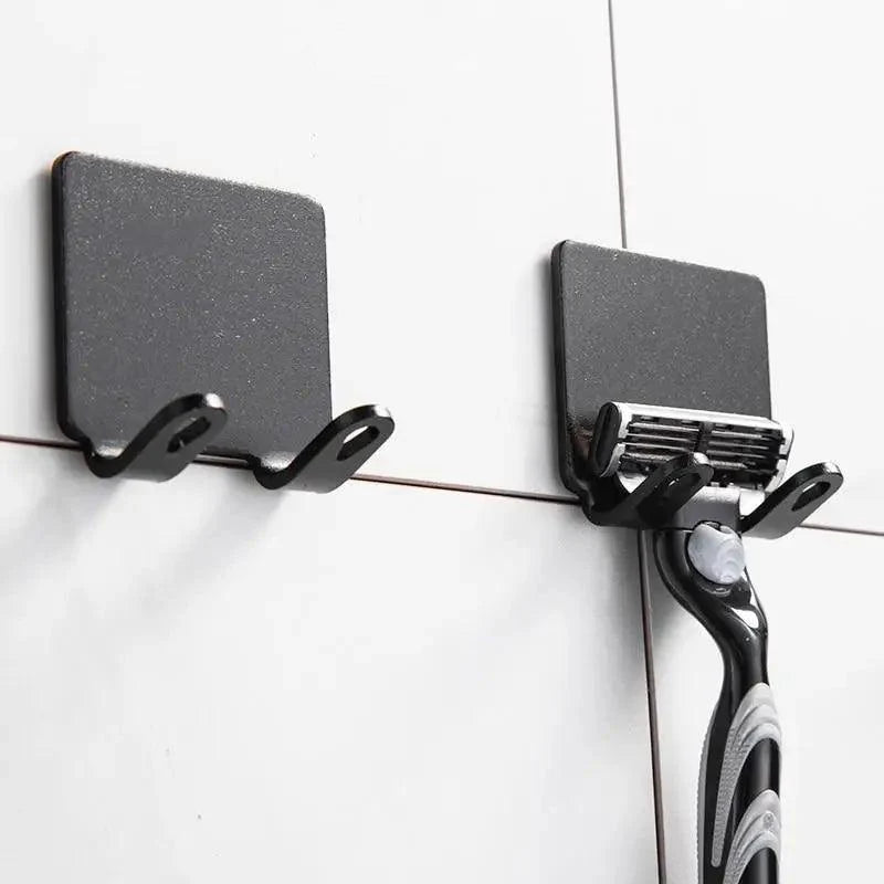 Elegant Punch-Free Decorative Hooks for Bathroom Storage