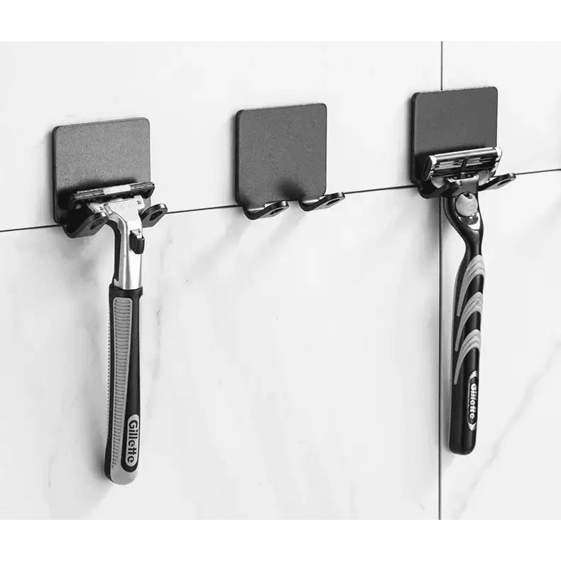 Elegant Punch-Free Decorative Hooks for Bathroom Storage