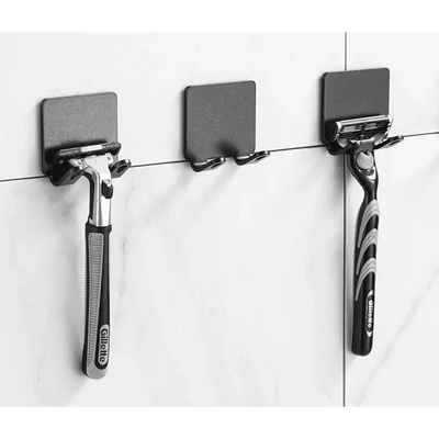 Elegant Punch-Free Decorative Hooks for Bathroom Storage