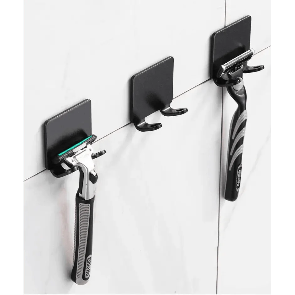 Elegant Punch-Free Decorative Hooks for Bathroom Storage