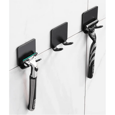 Elegant Punch-Free Decorative Hooks for Bathroom Storage
