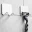 Elegant Punch-Free Decorative Hooks for Bathroom Storage