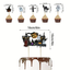 Halloween Cake Topper - 6pcs, - Korvel