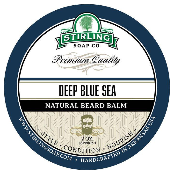 Baume à Barbe Naturel Deep Blue Sea de Stirling Soap Co. - 2 Oz
