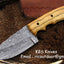 Premium Custom Deer Skinning Knife – 8-Inch Masterpiece - Korvel