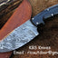 Precision Crafted Deer Skinning Knife – 8.5 Inch Damascus Steel Blade - Korvel