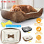 Cama Perro Cojín Acogedora para Mascotas Pequeñas y Medianas