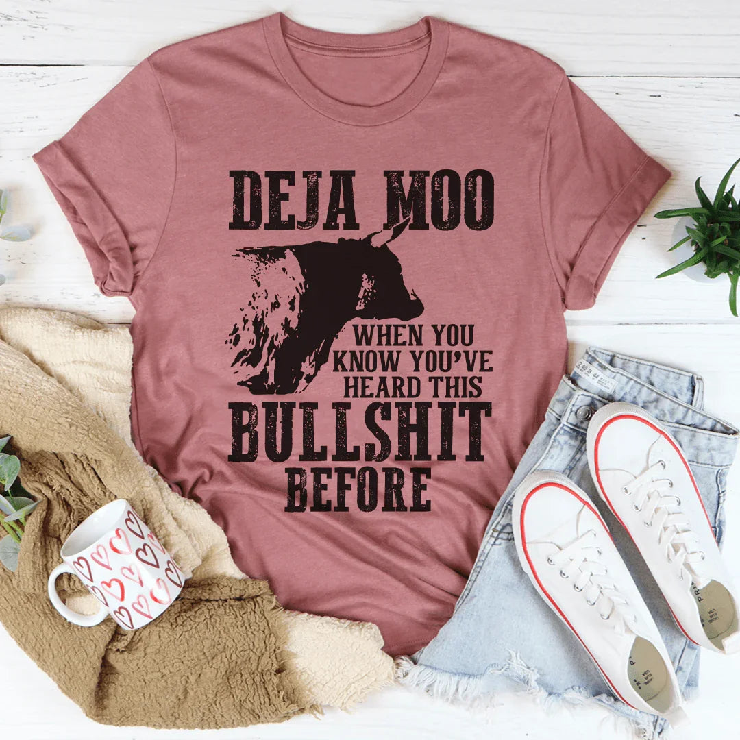 T-shirt Deja Moo - Confortable et Élégant pour le Quotidien
