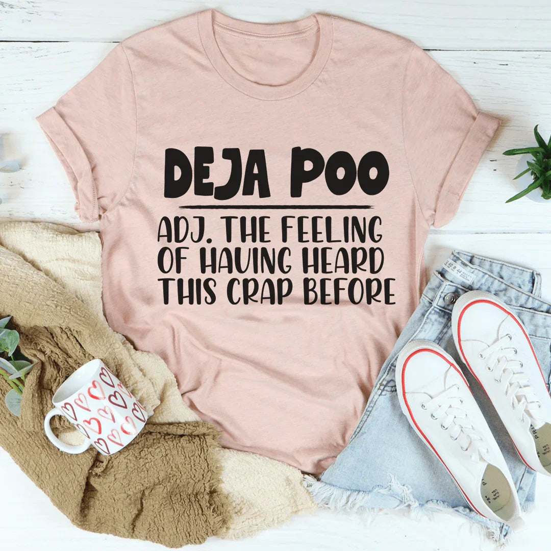 Deja Poo Tee - Soft Cotton T-Shirt - Korvel