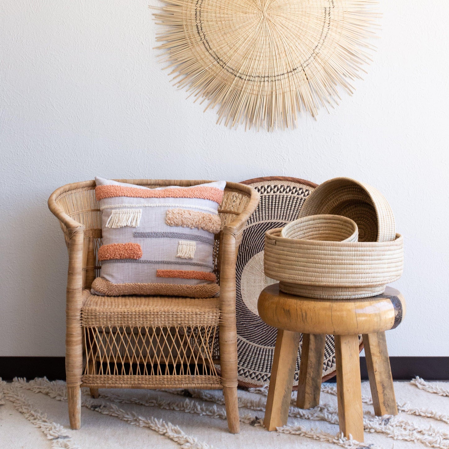 Panier Dengu Tissé Naturel