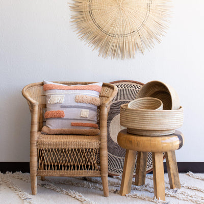 Natural Woven Dengu Basket