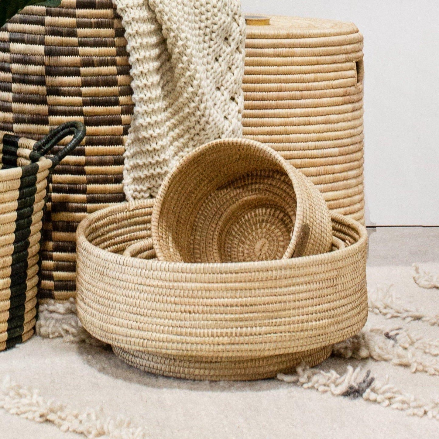 Panier Dengu Tissé Naturel