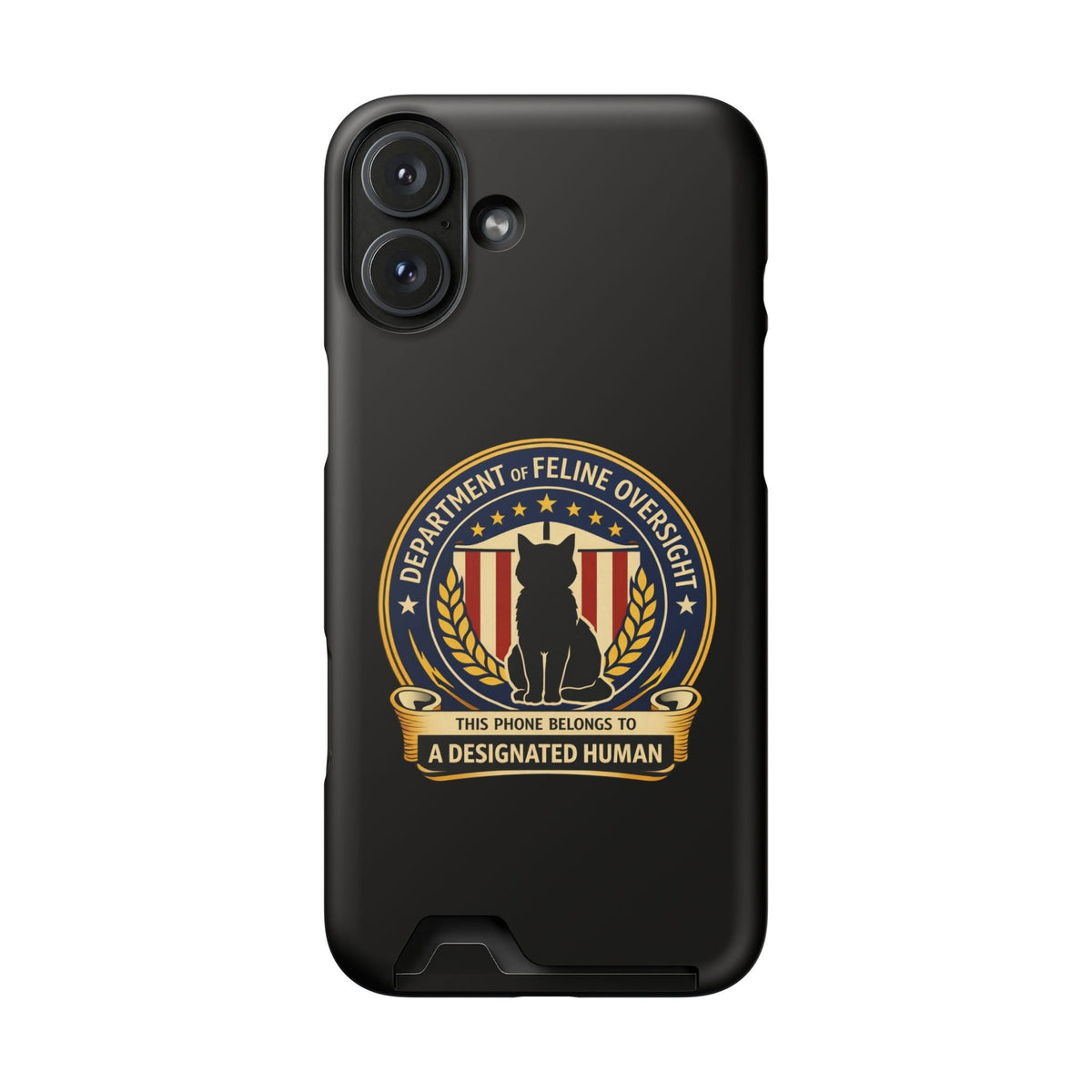 Coque Samsung du Département de la Surveillance Féline — Édition Humain Désigné