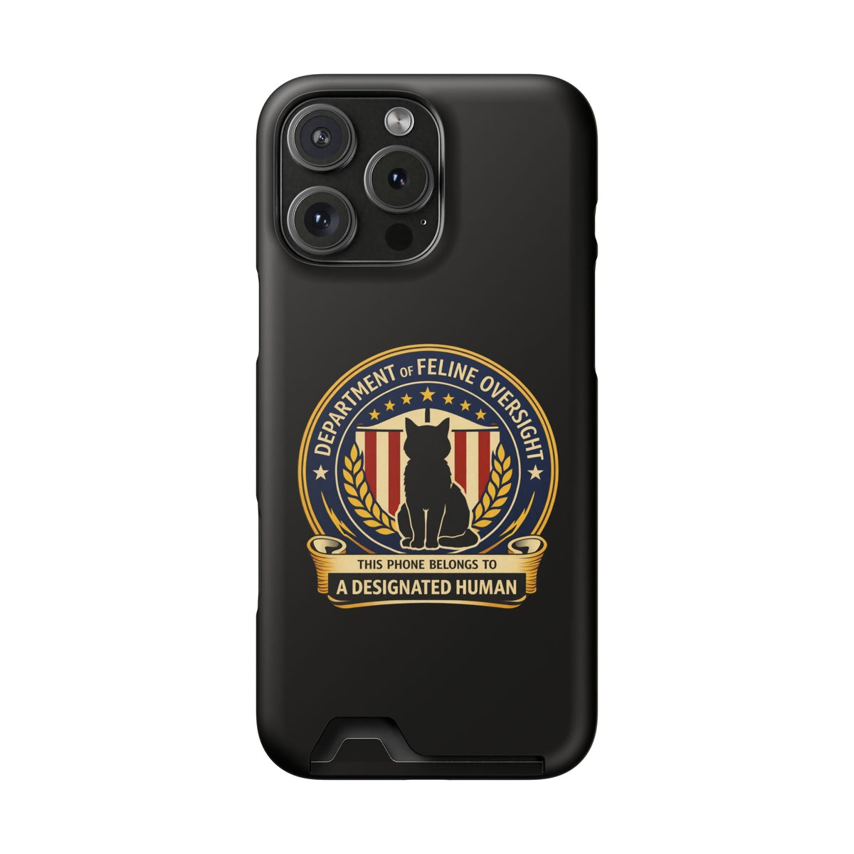 Coque Samsung du Département de la Surveillance Féline — Édition Humain Désigné