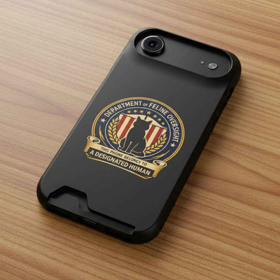 Coque Samsung du Département de la Surveillance Féline — Édition Humain Désigné